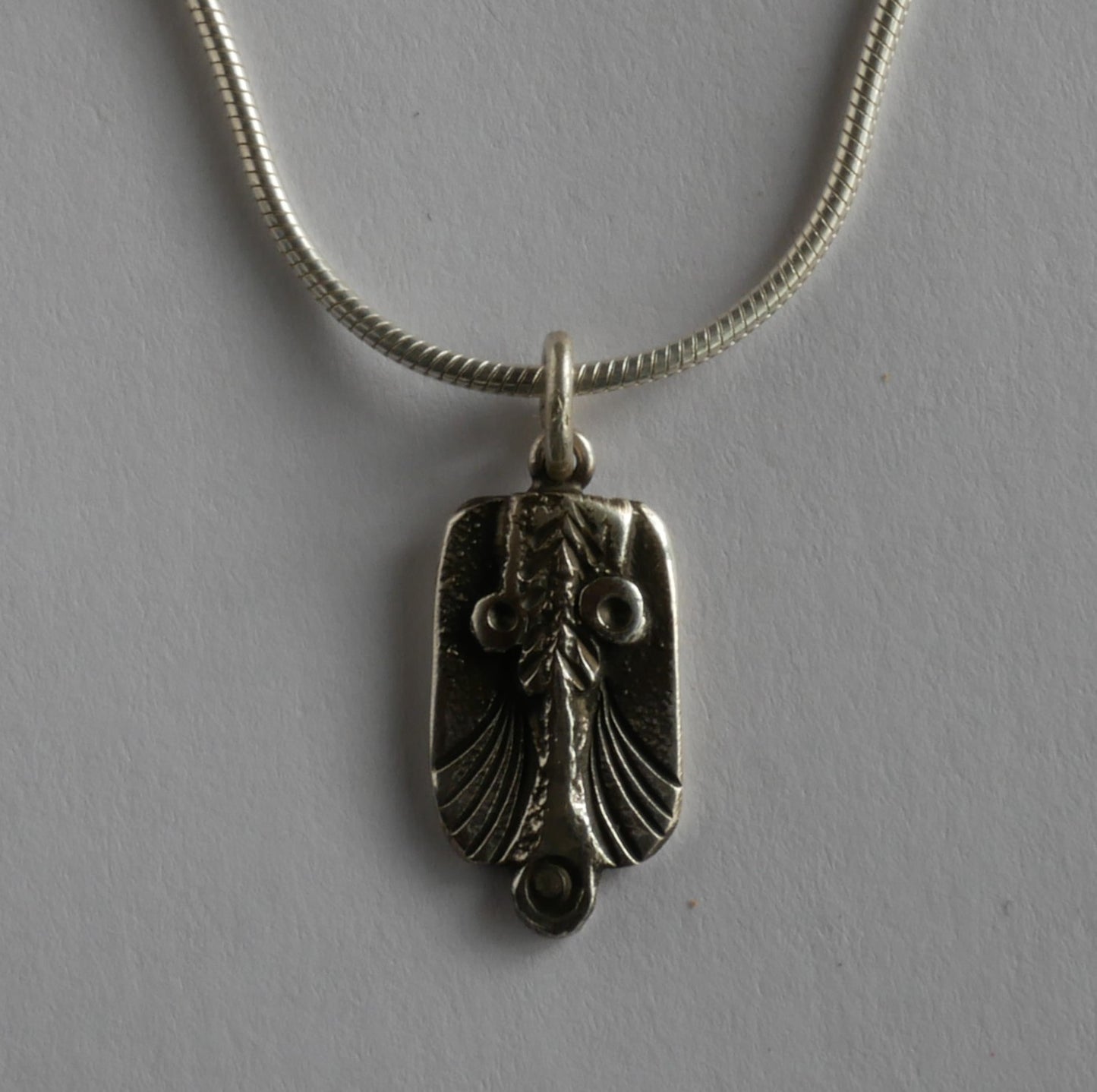 solid silver pendant