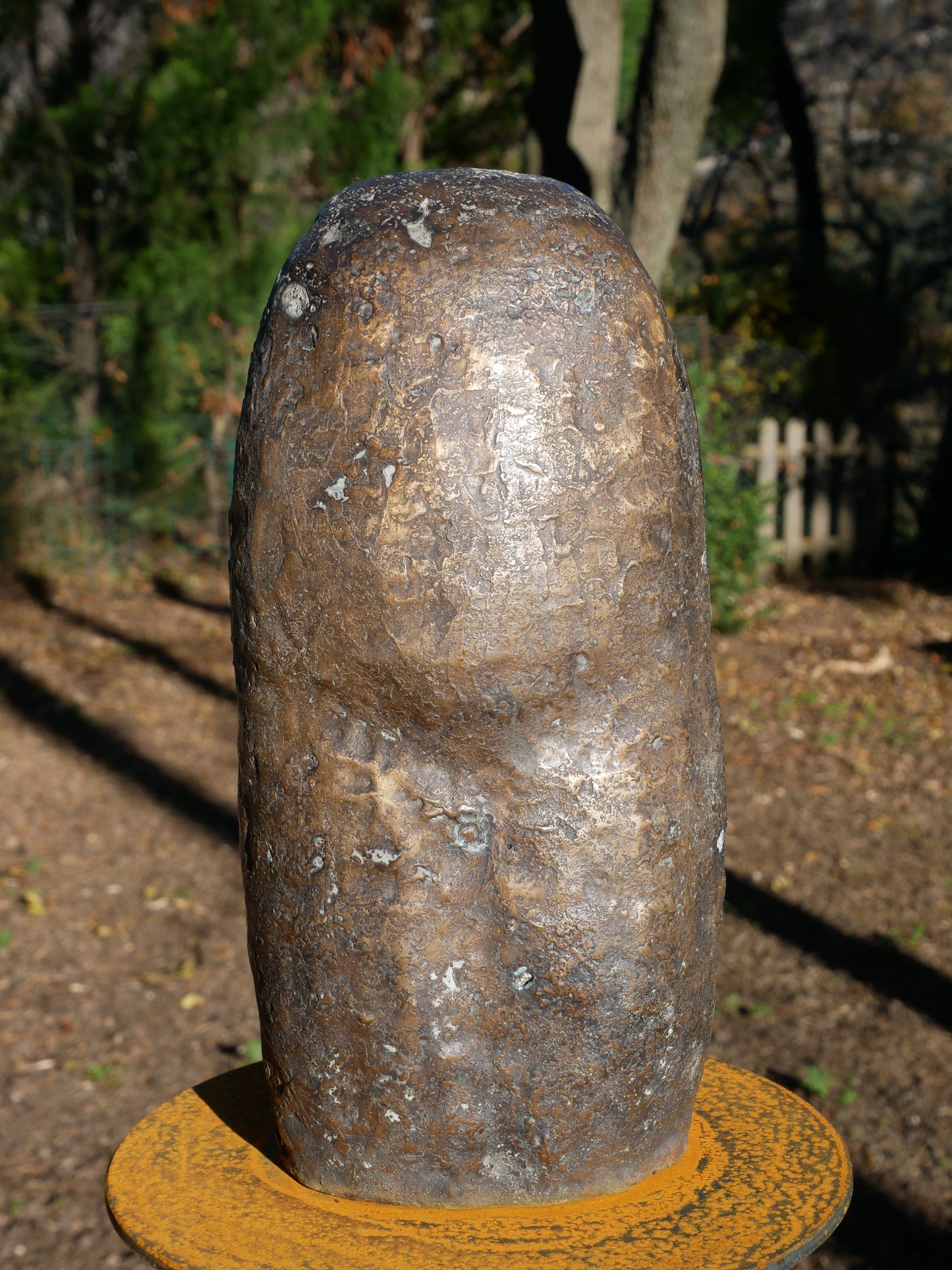 Sculpture en bronze - menhir femme