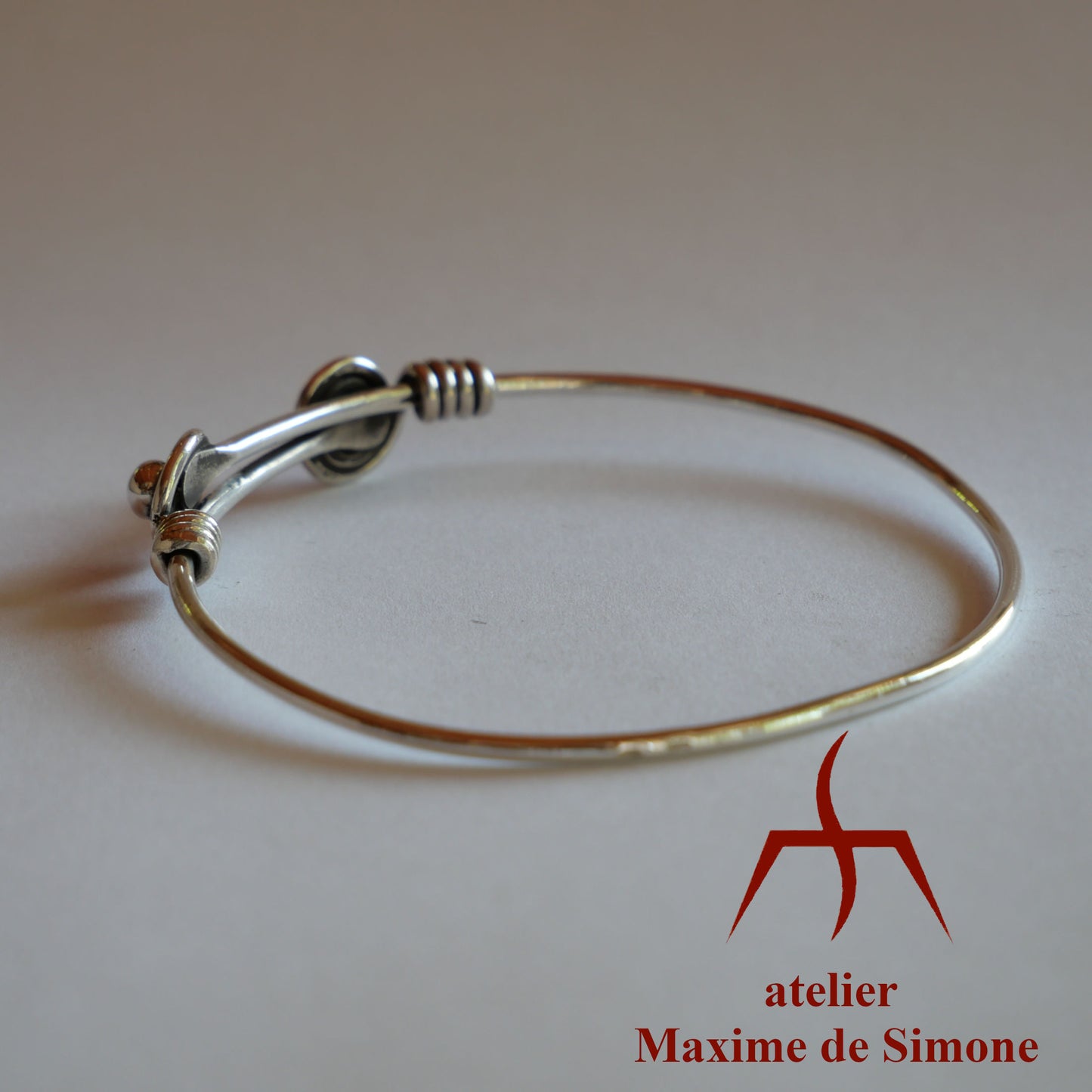 bracelet réglable en argent inspiré de l’Égypte ancienne