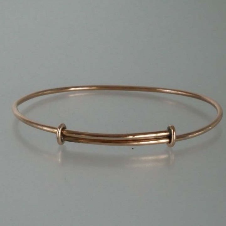 bracelet réglable en bronze, il s’ajuste à votre poignet en coulissant